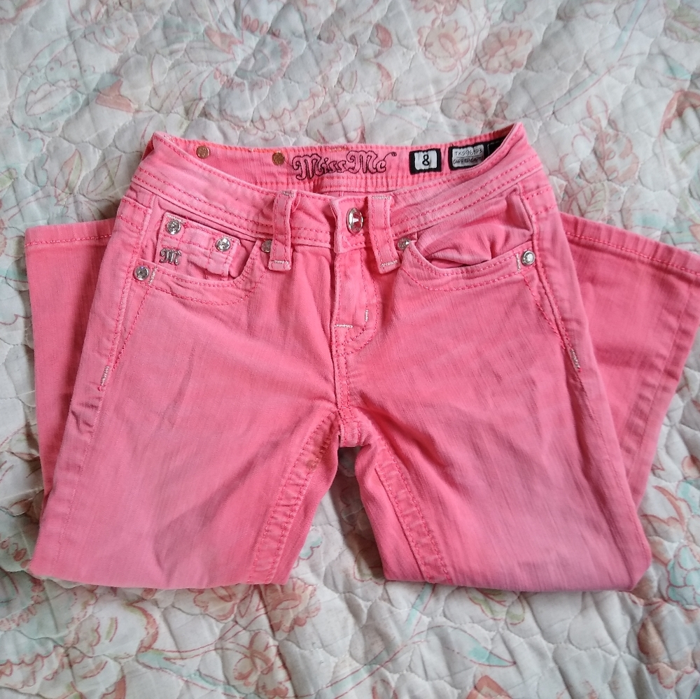 Size 8 Miss Me Girls Capris